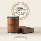Honewood lifetime guarantee - love it or every penny back, free US shipping