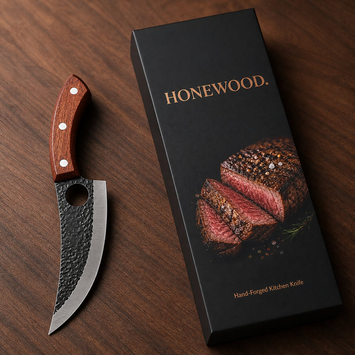 Honewood knife packaging